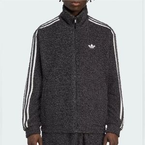 Adidas Originals Boucle Firebird Track Top Full Zip Black Men's Size L ..